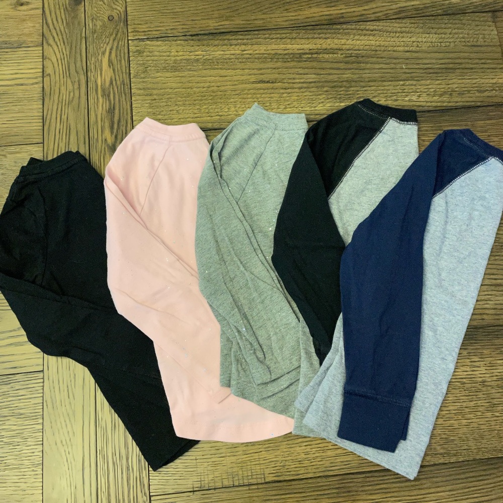 Cat & Jack Long Sleeve Shirts Bundle